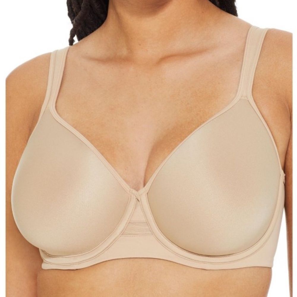 Bali One Smooth U Ultra Light Minimizer‎ Bra Df3490 38D Taupe NWT in packaging